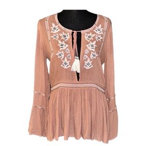 Z&L Europe bohemian blouse sz Small